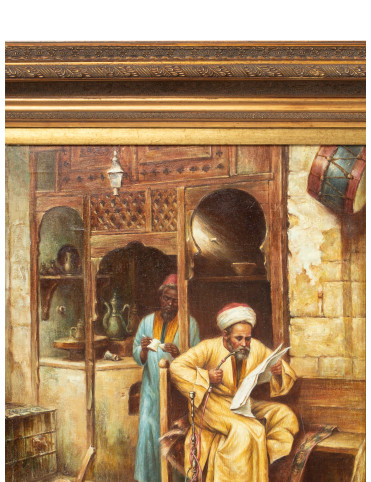 Arab Pipe Smoking